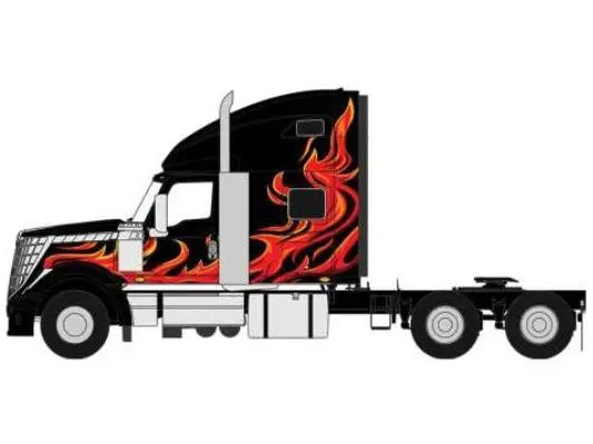 International Lonestar Black w/Flames 2010 1