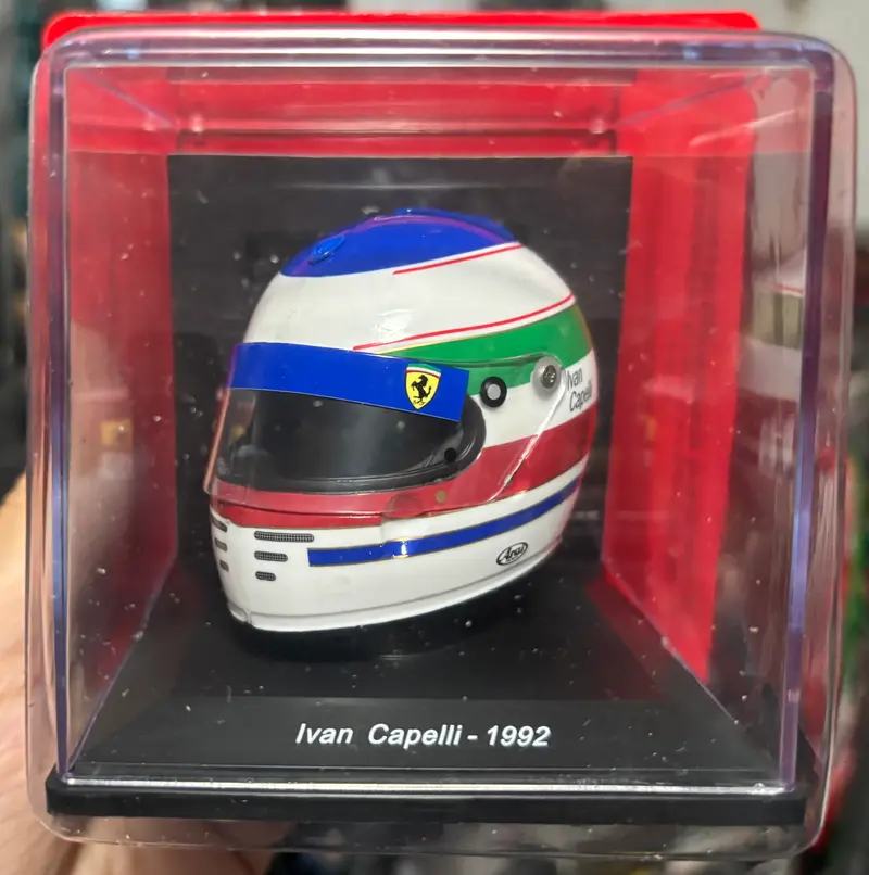Ivan Capelli 1992 Helmet Ferrari 1