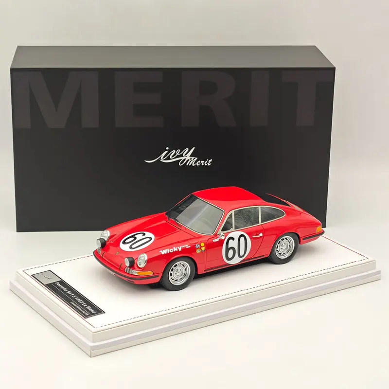 Ivy Merit 1/18 911s 1967 Le Mans Red 60# High-Quality Collection Resin