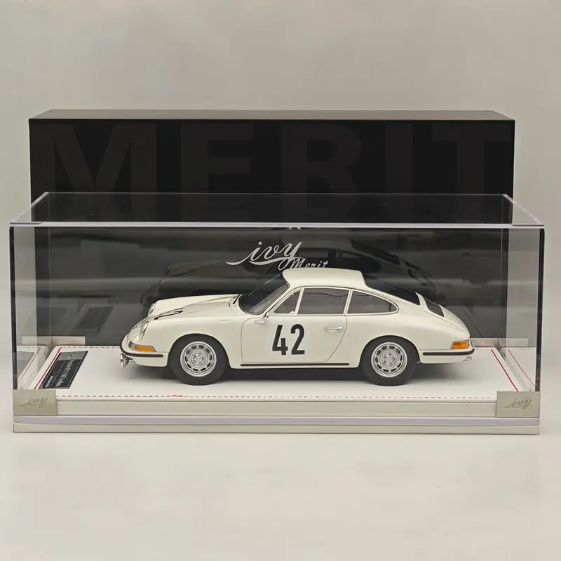 Ivy Merit 1/18 911s 1967 Le Mans White 42# High-Quality Collection Resin
