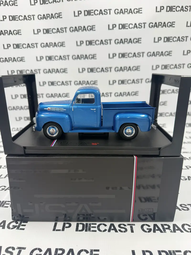 IXO Models 1952 Ford F1 Light Blue Pickup Truck 1