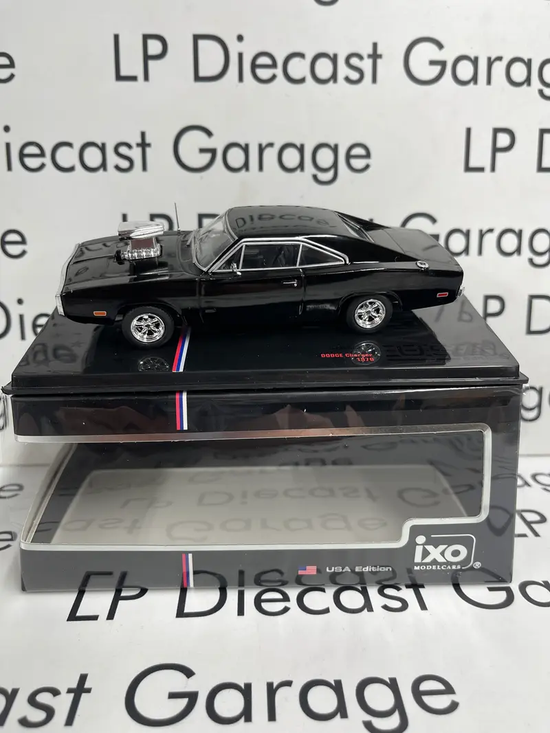 IXO Models 1970 Dodge Charger Black Pro Street 1