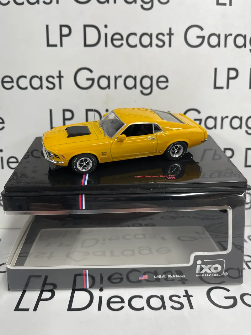 IXO Models 1970 Ford Mustang Boss 429 Yellow 1