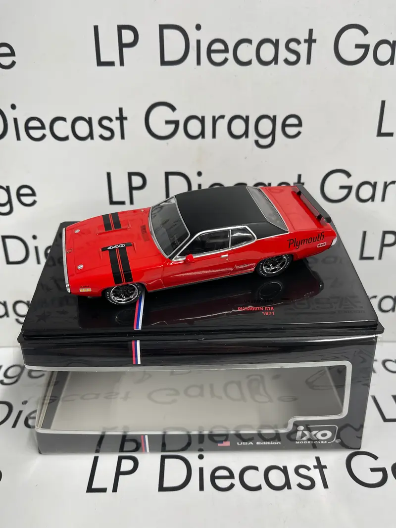 IXO Models 1971 Plymouth GTX Red 1