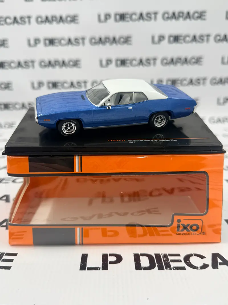 IXO Models 1971 Plymouth Satellite Sebring Plus Blue 1