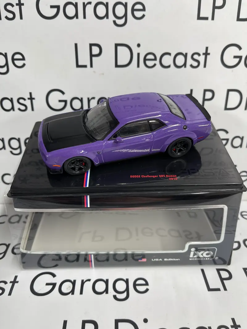 IXO Models 2018 Dodge Challenger SRT Demon Purple 1
