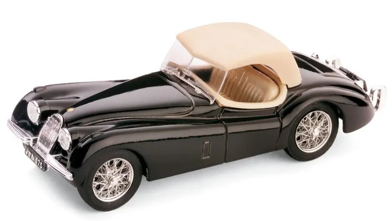 JAGUAR XK 120 DROP HEAD 1948 NERO 1