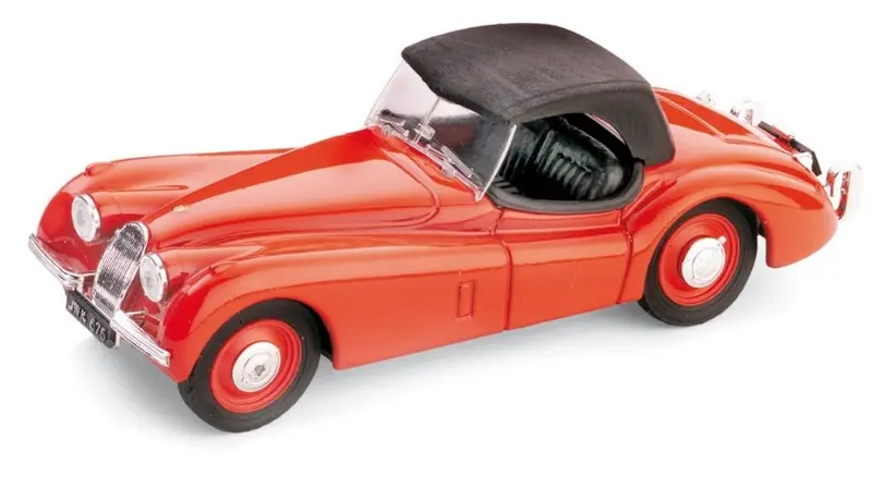 JAGUAR XK 120 DROP HEAD 1948 ROSSO 1