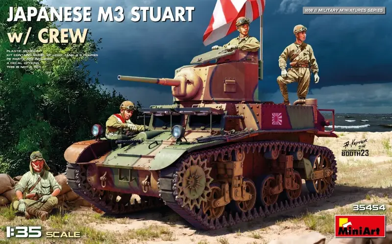 JAPANESE M3 STUART W/CREW KIT 1