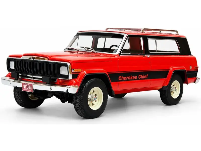 Jeep Cherokee Chief (SJ) Red 1980-1983 1