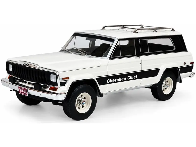 Jeep Cherokee Chief (SJ) White 1980-1983 1