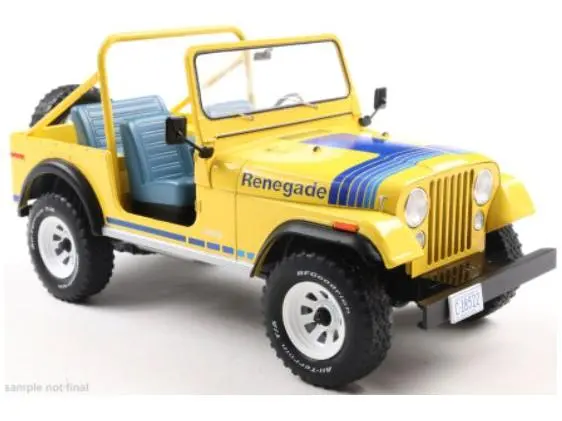 Jeep CJ-7 Renegade Yellow 1980 1