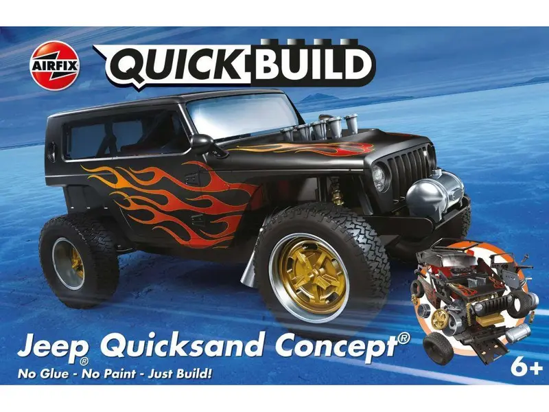 Jeep 'Quicksand' Concept Airfix QUICKBUILD Plastic Kit