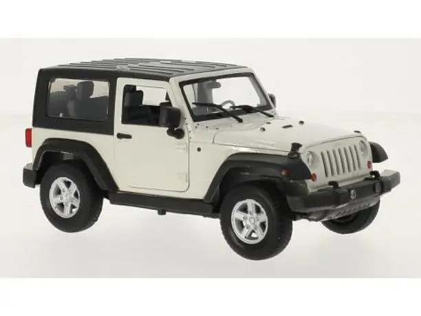 Jeep Wrangler 2007 White/Black Closed 1