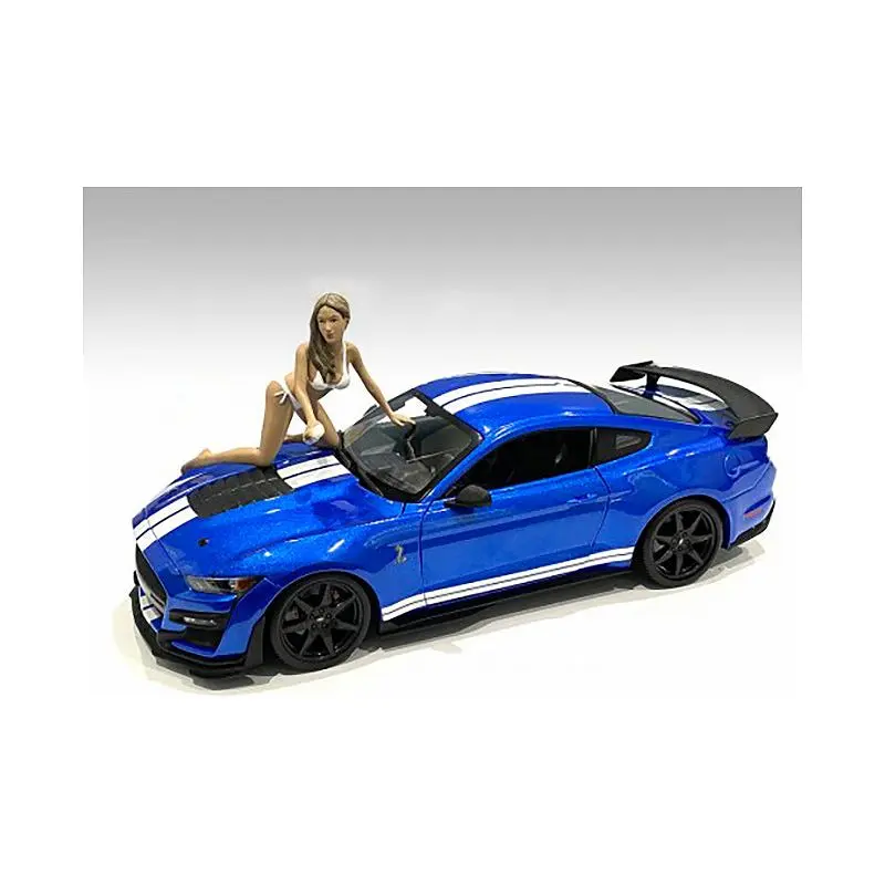 Jenny Bikini Car Wash Girl Figurine for 1/18 Scale Models by American Diorama