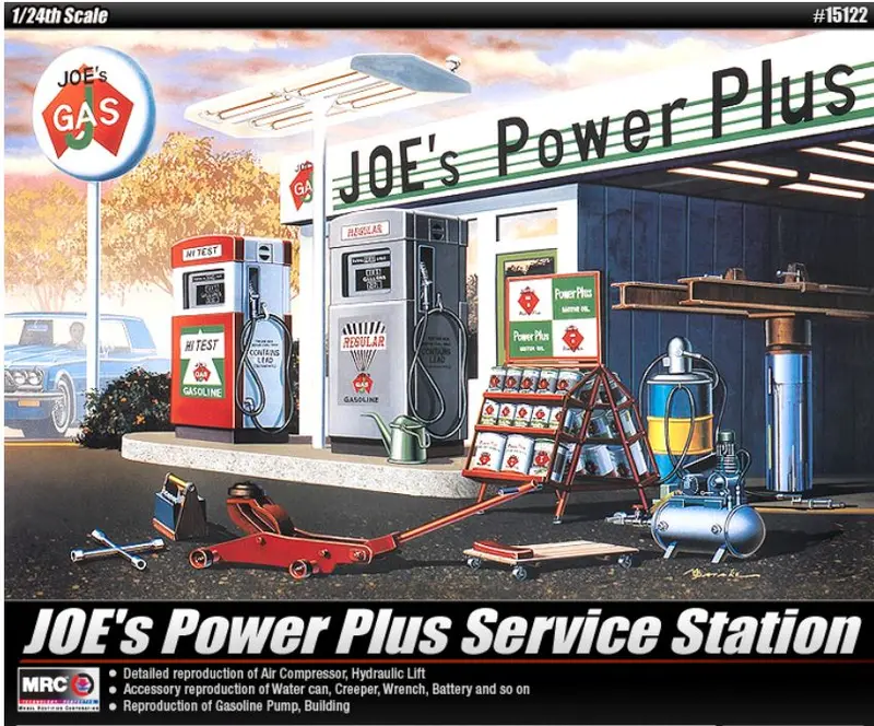 JOE'S POWER PLUS GAS SERVICE STATION KIT 1