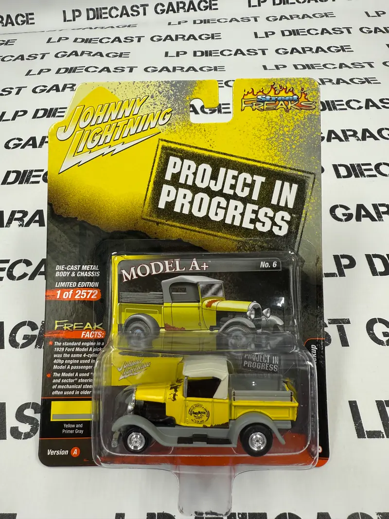 JOHNNY LIGHTNING 1929 Ford Model A Pickup Yellow Primer Project 1