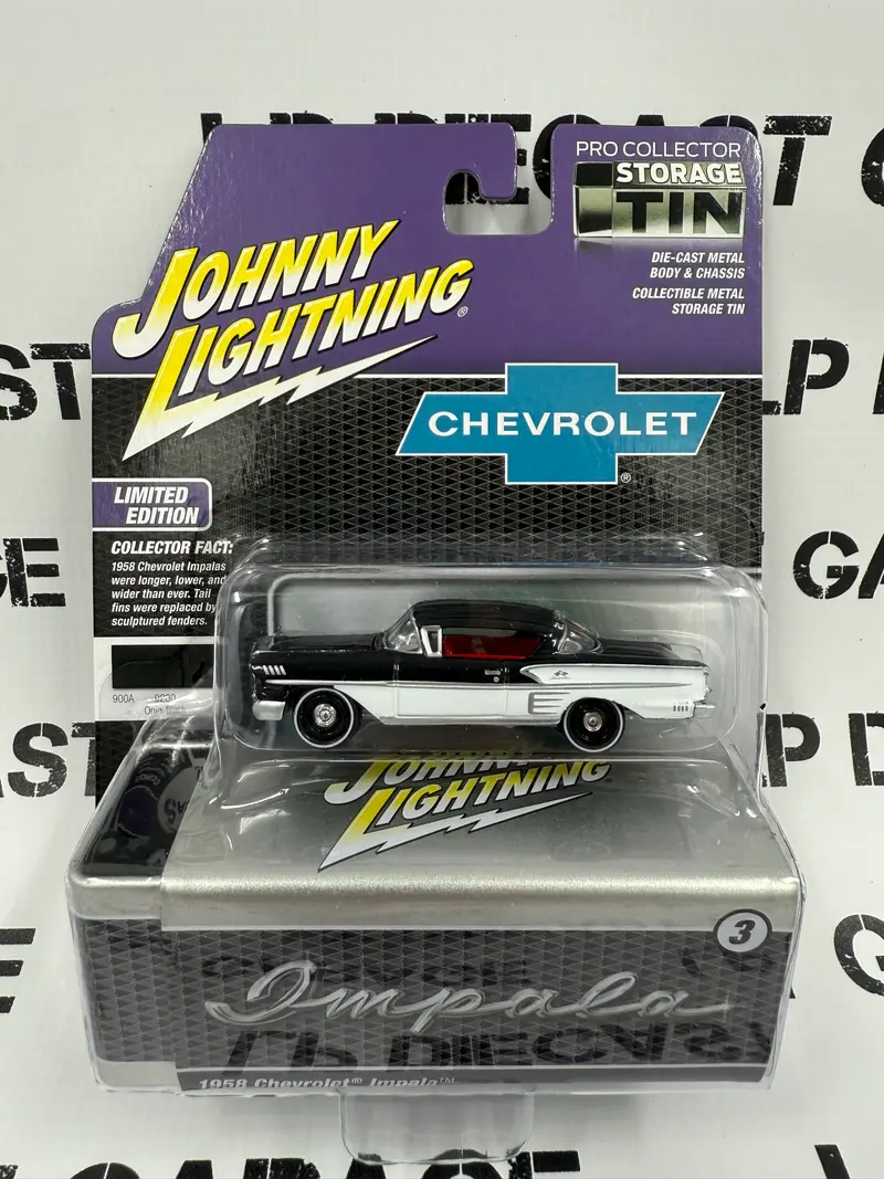 JOHNNY LIGHTNING 1958 Chevrolet Impala Black 1