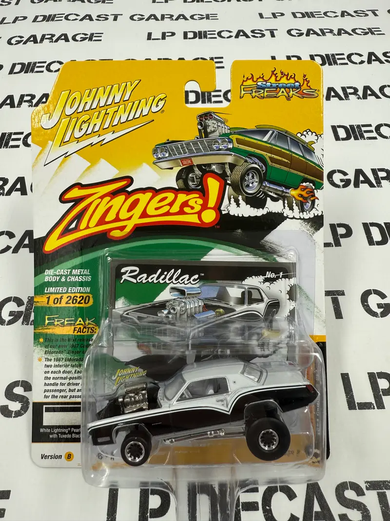JOHNNY LIGHTNING 1967 Cadillac Eldorado White Black 1