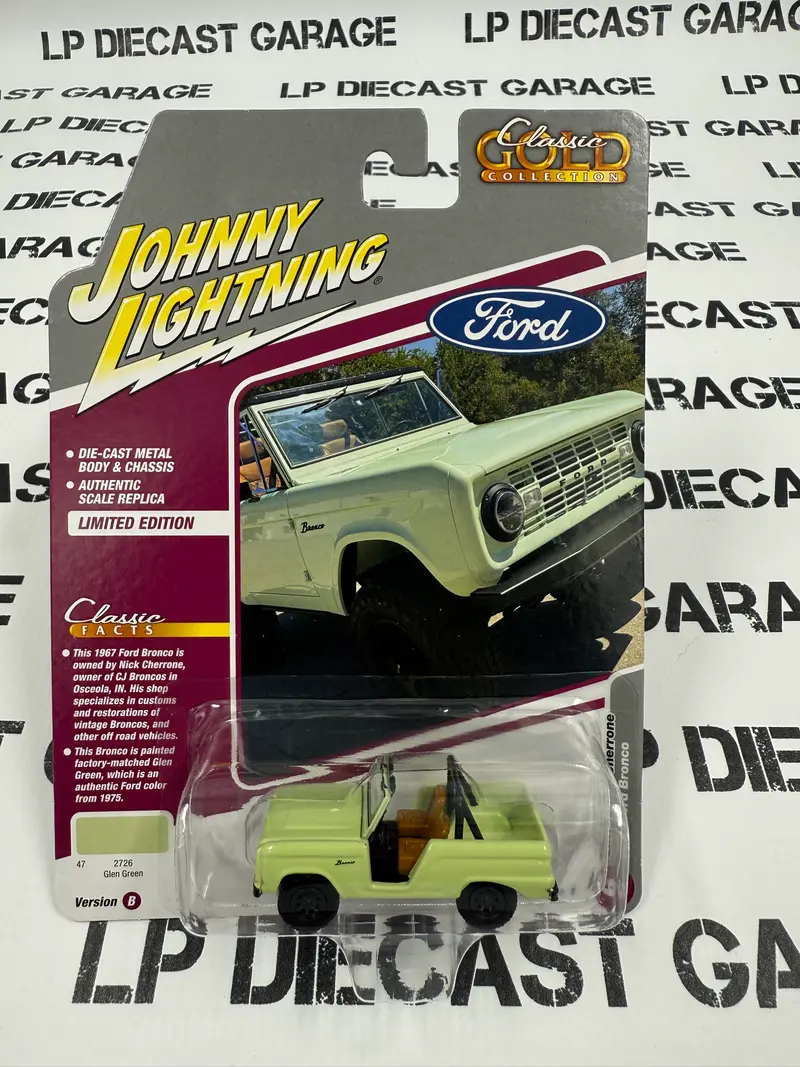 JOHNNY LIGHTNING 1967 Ford Bronco Green 1
