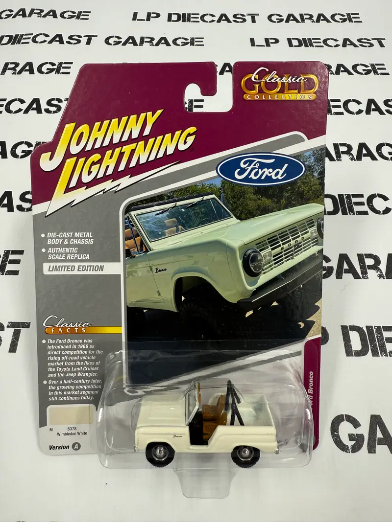 JOHNNY LIGHTNING 1967 Ford Bronco White 1