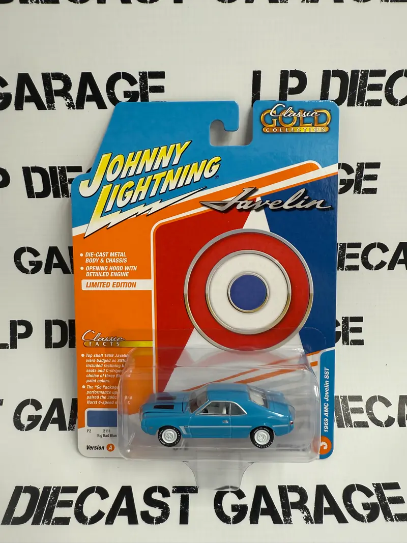 JOHNNY LIGHTNING 1969 AMC Javelin SST Big Bad Blue 1