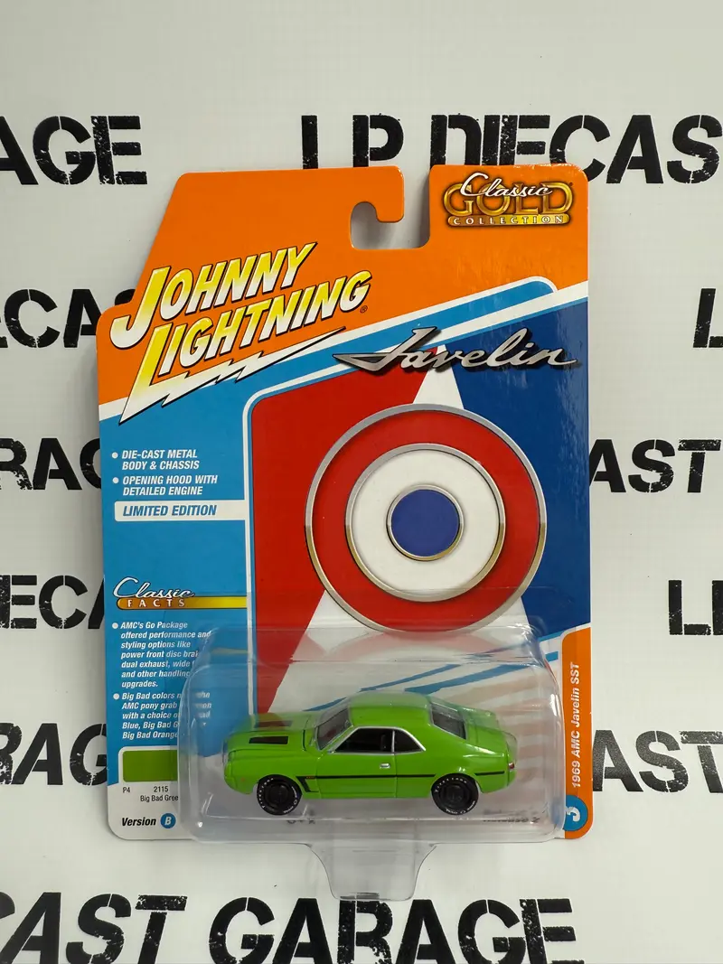 JOHNNY LIGHTNING 1969 AMC Javelin SST Big Bad Green 1