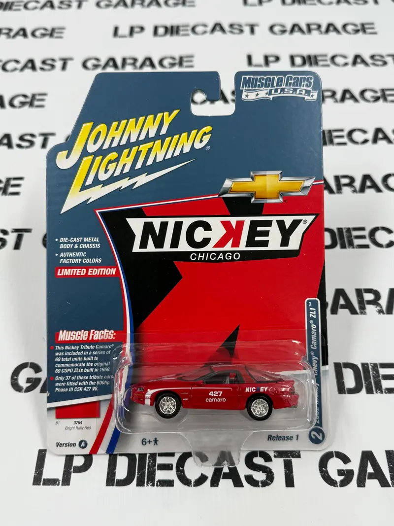 JOHNNY LIGHTNING 2002 Chevrolet Camaro ZL1 Red 1