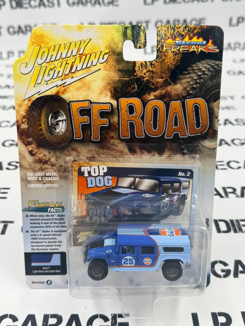 JOHNNY LIGHTNING 2006 Hummer H1 Alpha Dark Blue Gulf 1