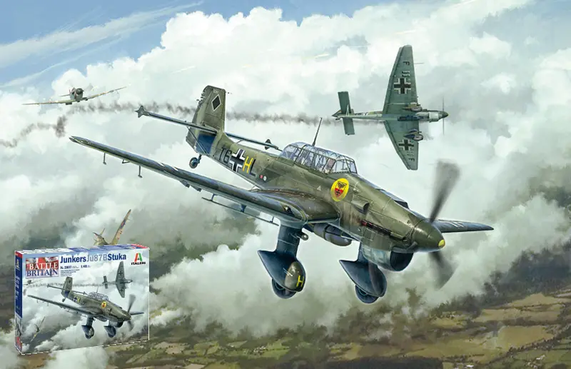 JU-87B STUKA BATTLE OF BRITAIN 80th ANN.KIT 1