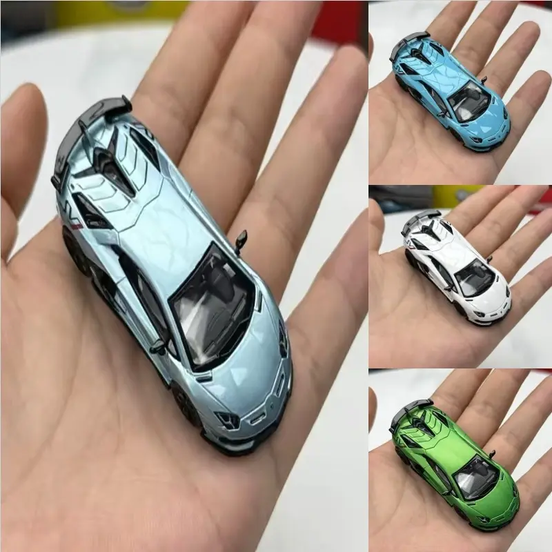 JY MODEL-J 1/64 SVJ Diecast Car Model Iron Base Rubber Tires Gifts Collection