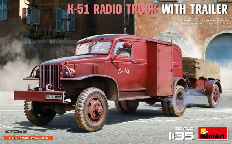 K-51 RADIO TRUCK W/TRAILER KIT 1