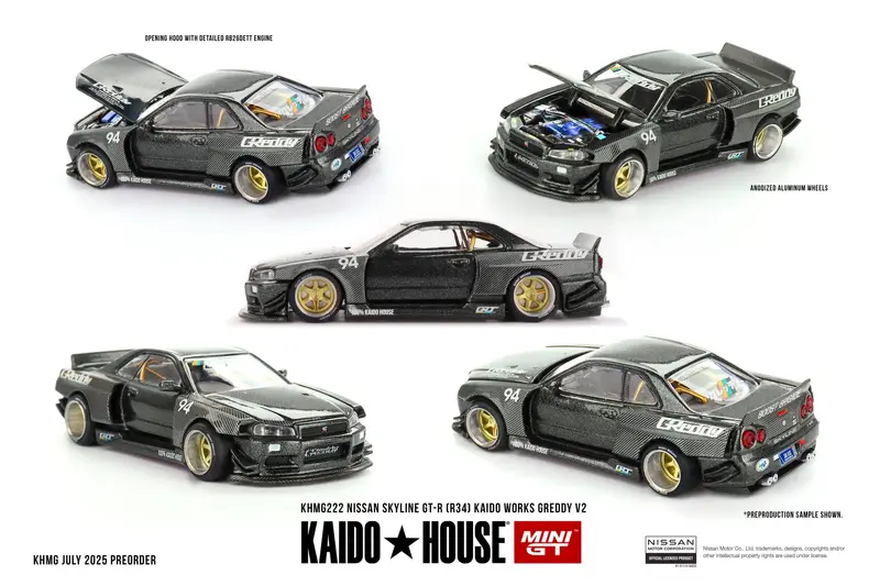 KAIDO HOUSE NISSAN SKYLINE GT-R R34