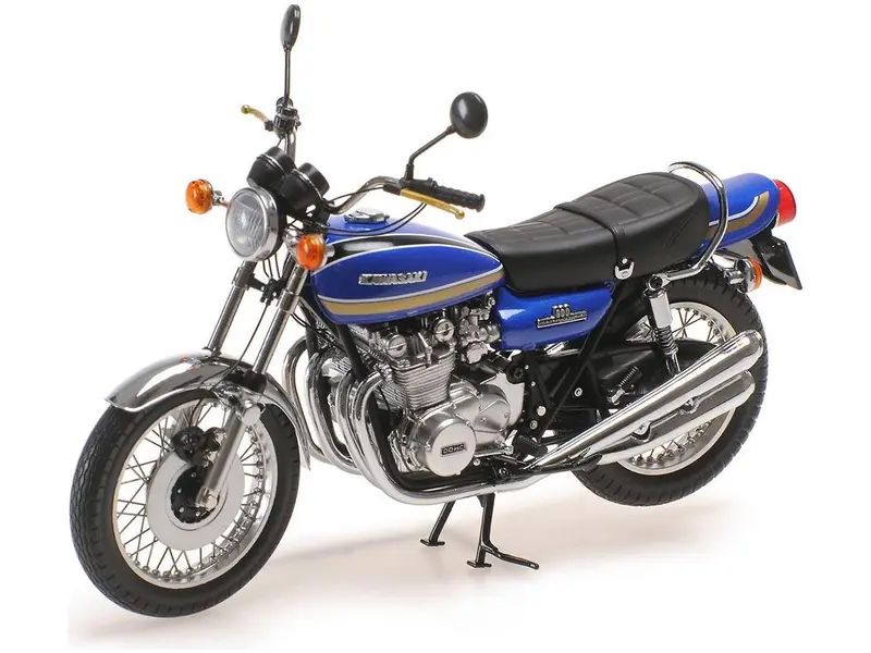 Kawasaki 900 Z1 'Super 4' Diecast Model 1972 Petrol Blue 1