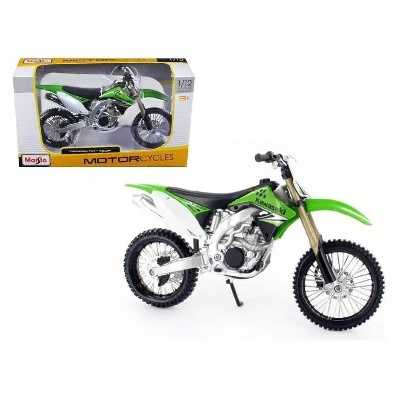 Kawasaki KX 450F Green 1/12 Diecast Motorcycle Model by Maisto