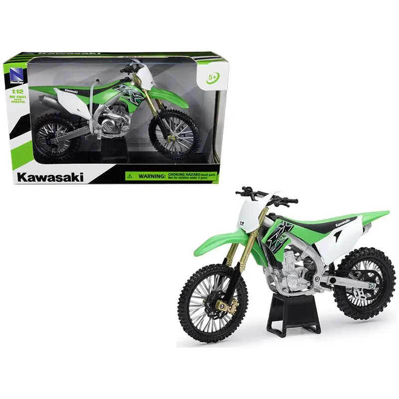 Kawasaki KX 450F Green 1/12 Diecast Motorcycle Model by New Ray