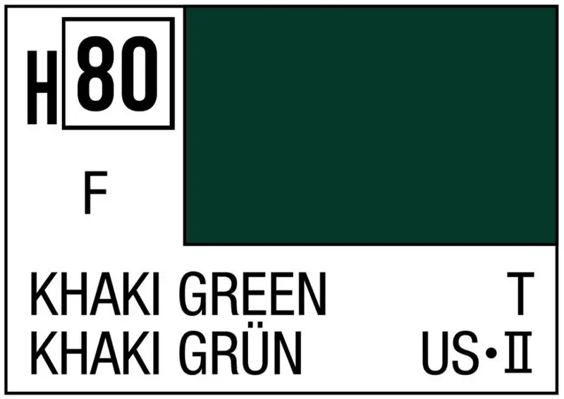 KHAKI GREEN MATT ml 10 Pz.6 - Gunze - GU0080