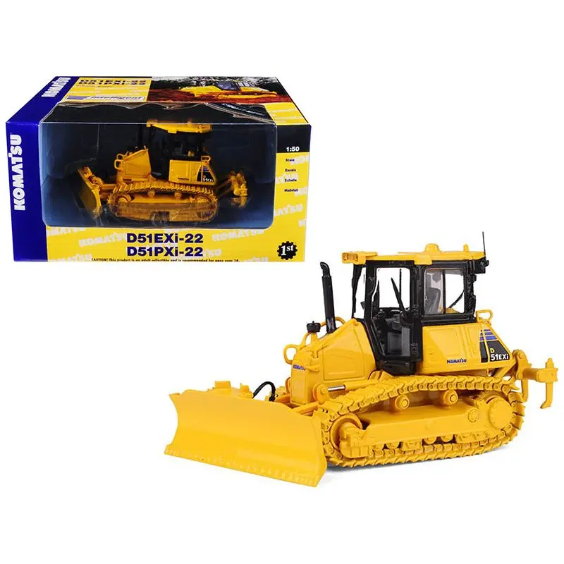 Komatsu D51EXi-22 Dozer With Ripper 1/50 Diecast Model by First Gear
