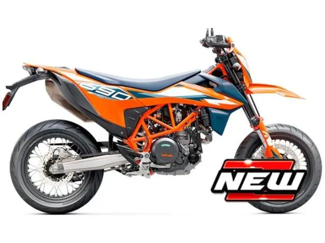 KTM 690 SMC R orange/blue/white 1
