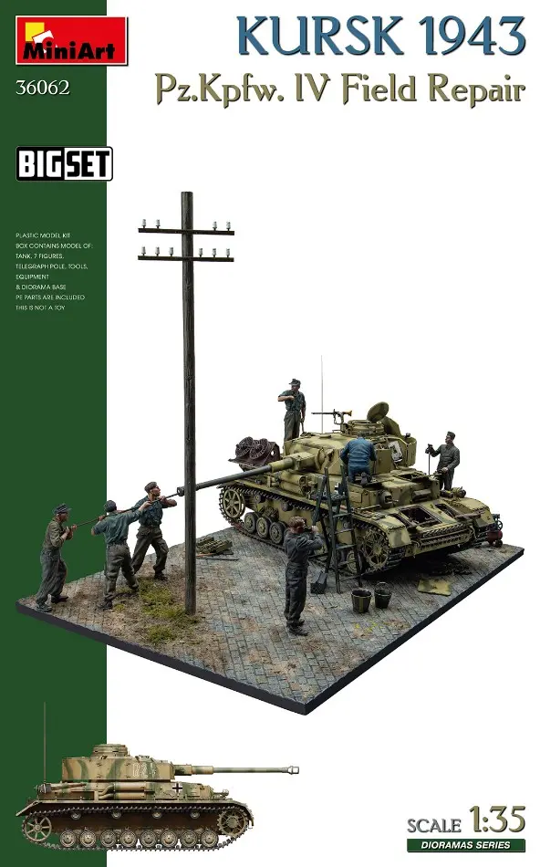 KURSK 1943 Pz.Kpfw. IV Field Repair BIG SET KIT 1