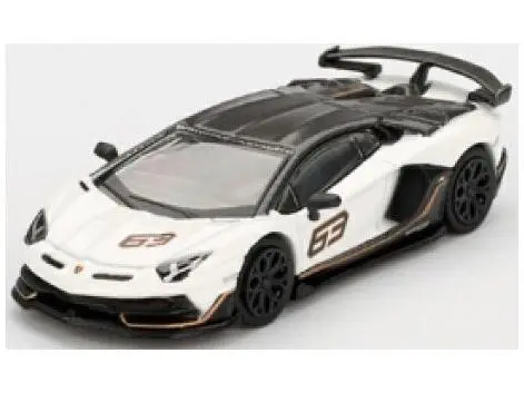 Lamborghini Aventador SVJ 63 Bianco Asopo (LHD) (Blister Packaging) 1