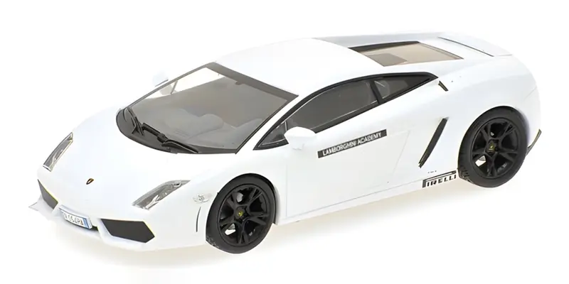 LAMBORGHINI GALLARDO LP560-4 WHITE LAMBORGHINI ACADEMY - 1/43 - Minichamps
