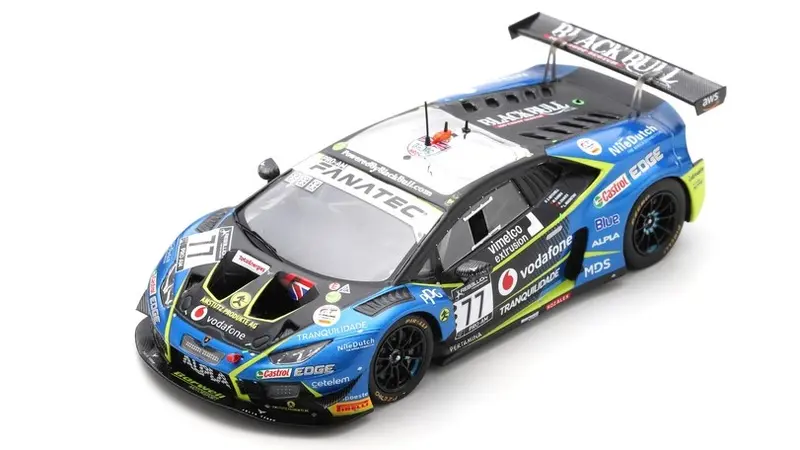LAMBORGHINI HURACAN GT3 N.77 3rd PRO-AM CLASS 24 H SPA 2021 RAMOS-MACHIT - Spark Model - SB444