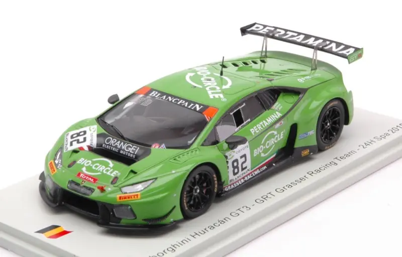 LAMBORGHINI HURACAN GT3 N.82 24 H SPA 2018 INEICHEN-KEEN-PERERA 1