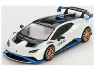 Lamborghini Huracan STO Bianco Asopo (LHD) (Blister Packaging) 1