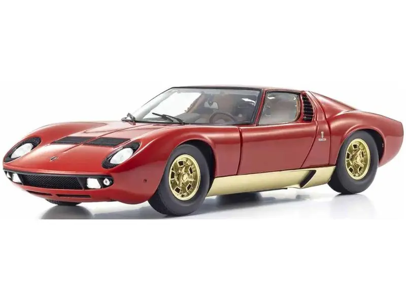 Lamborghini Miura P400 1968 Red Gold 1