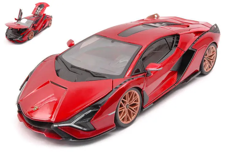 LAMBORGHINI SIAN FKP 37 2019 METALLIC RED 1