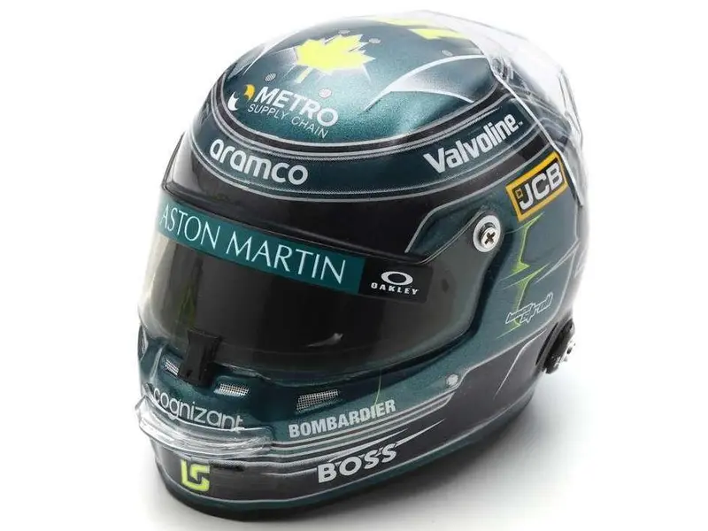Lance Stroll F1 2024 Helmet 1