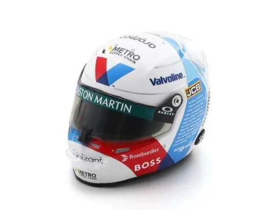 Lance Stroll F1 British GP 2024 Helmet 1