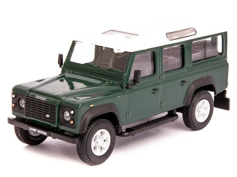 Land Rover Defender 110 Dk Green/White Roof 1